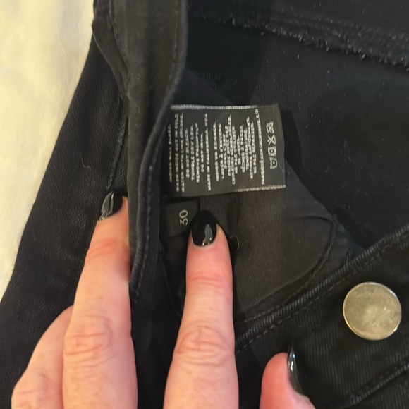 J Brand black skinny jeans 30 x 30 - Picture 2 of 8